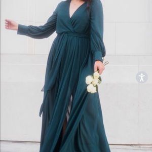 Baltic Born Celine Dress in Emerald